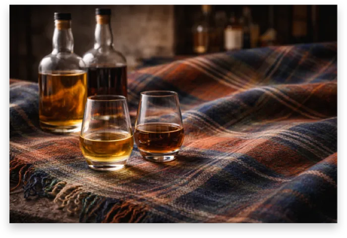 Illustration for “Whisky As The Weaver”