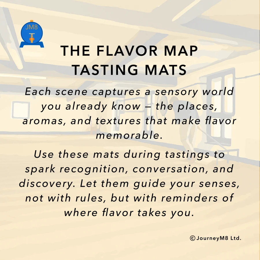 Flavour Map Tasting Mats — introduction