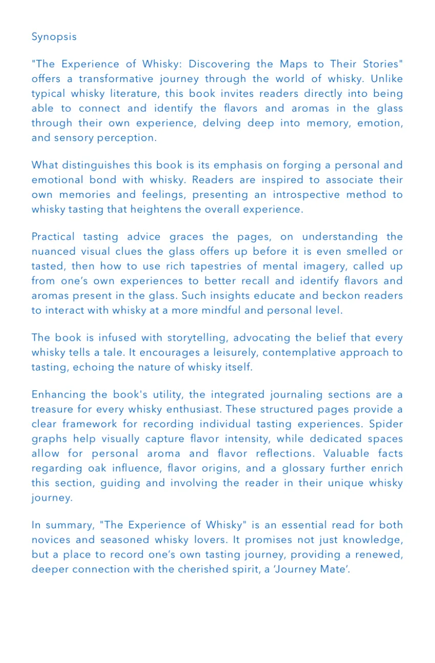 Book page: synopsis