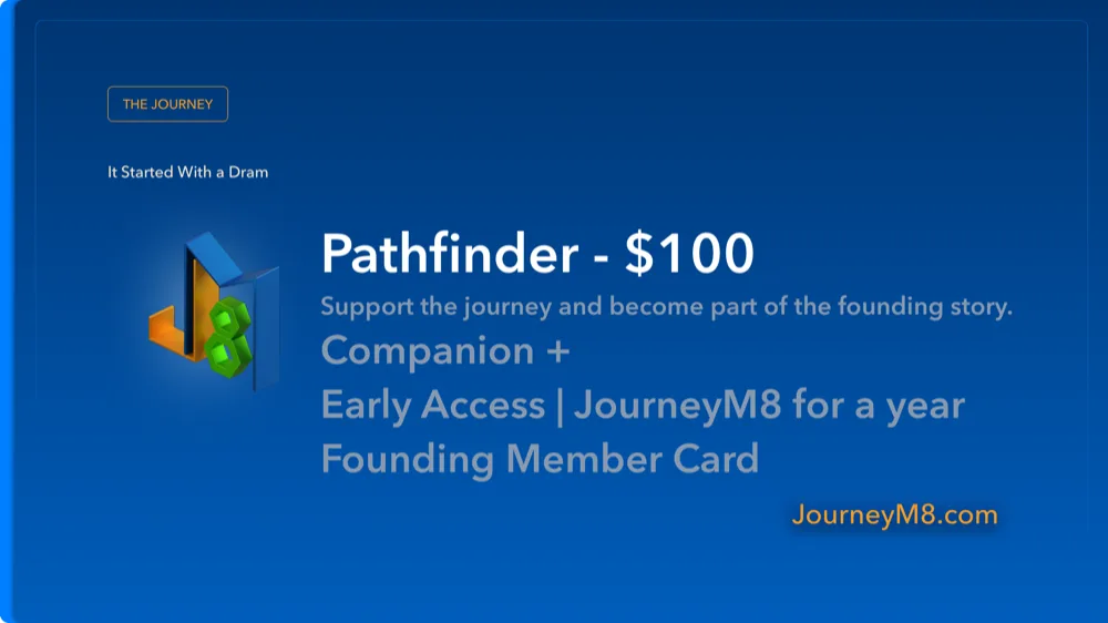 Pathfinder — $100. Early access, Special updates, Founding Member card, Deeper participation.